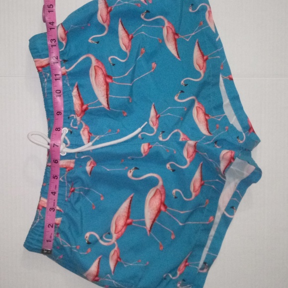 ASOS FLAMINGOS PRINT SWIM SHORT'S - Picture 3 of 11